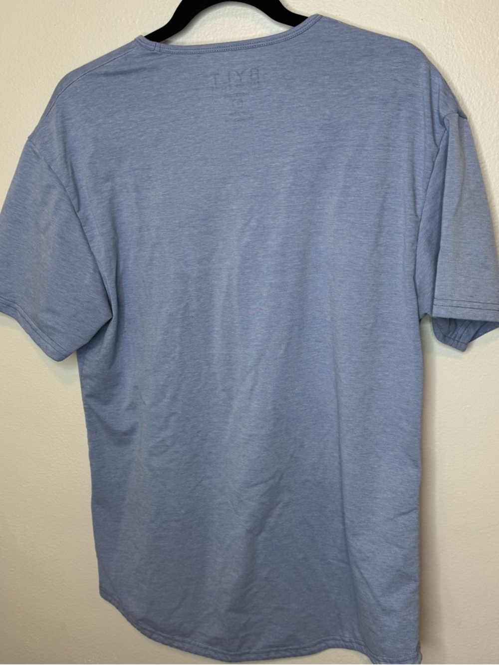 BYLT Men’s Short Sleeve Tee Shirt Athletic Light Blue - Picture 7 of 9